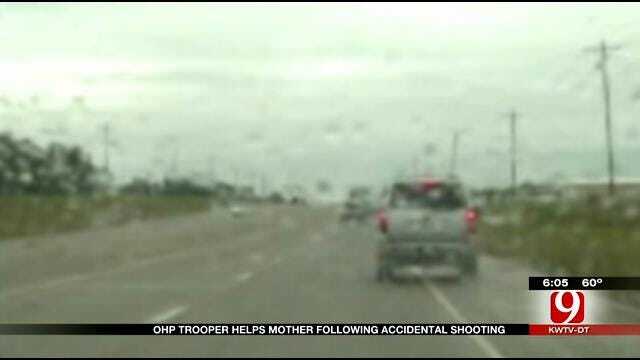 OHP Releases Dash Cam Video Of Trooper Helping Mother Following Accidental Shooting