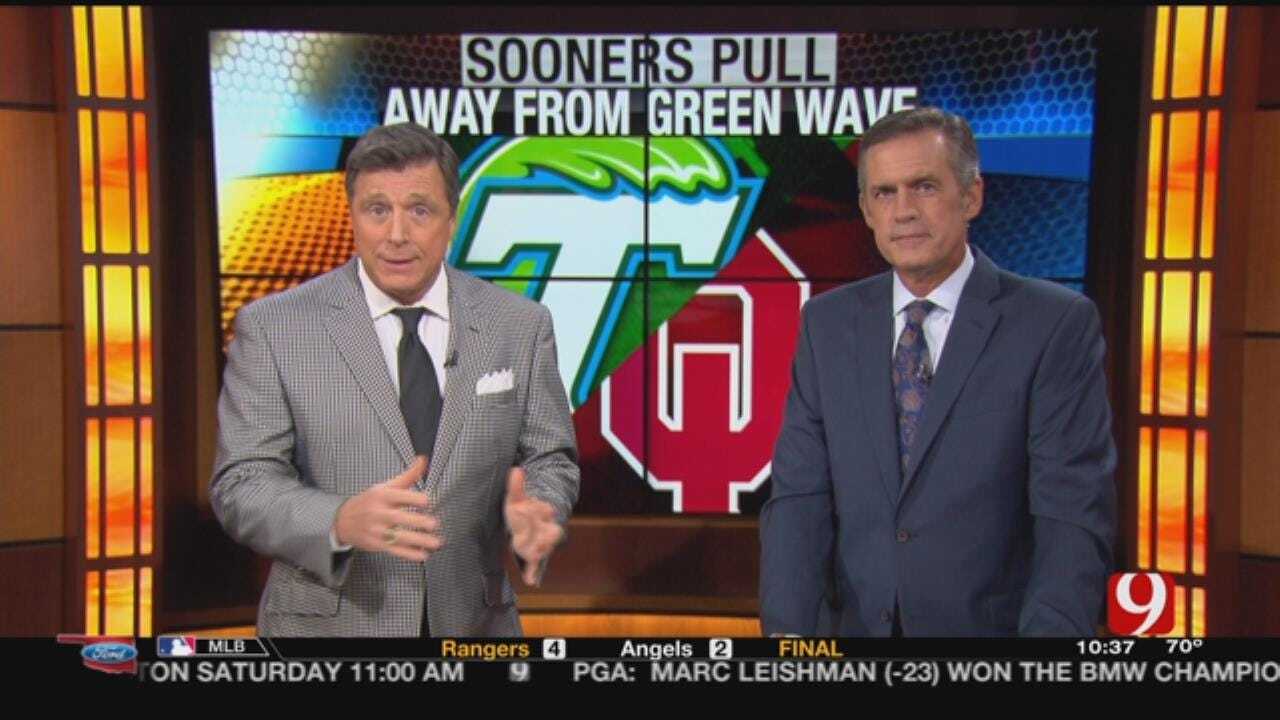 Sooners Pull Away From Green Wave