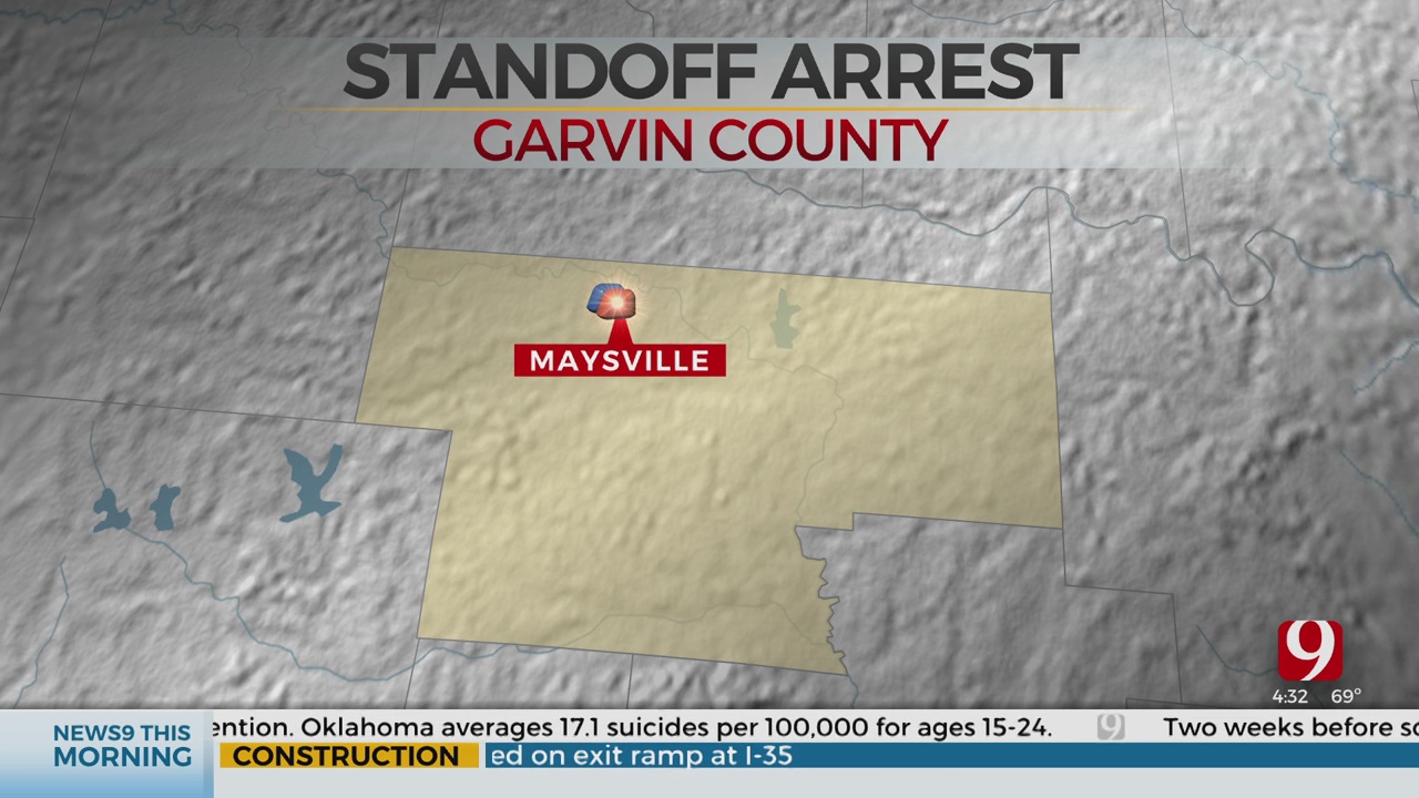 Maysville Man Arrested After 6-Hour Standoff In Garvin County
