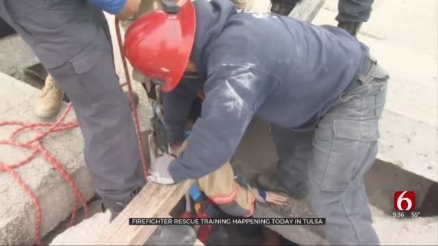 Oklahoma Firefighters Receive Search & Rescue Training In Tulsa