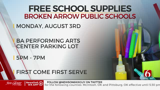 Broken Arrow Public Schools To Hand Out Free School Supplies 
