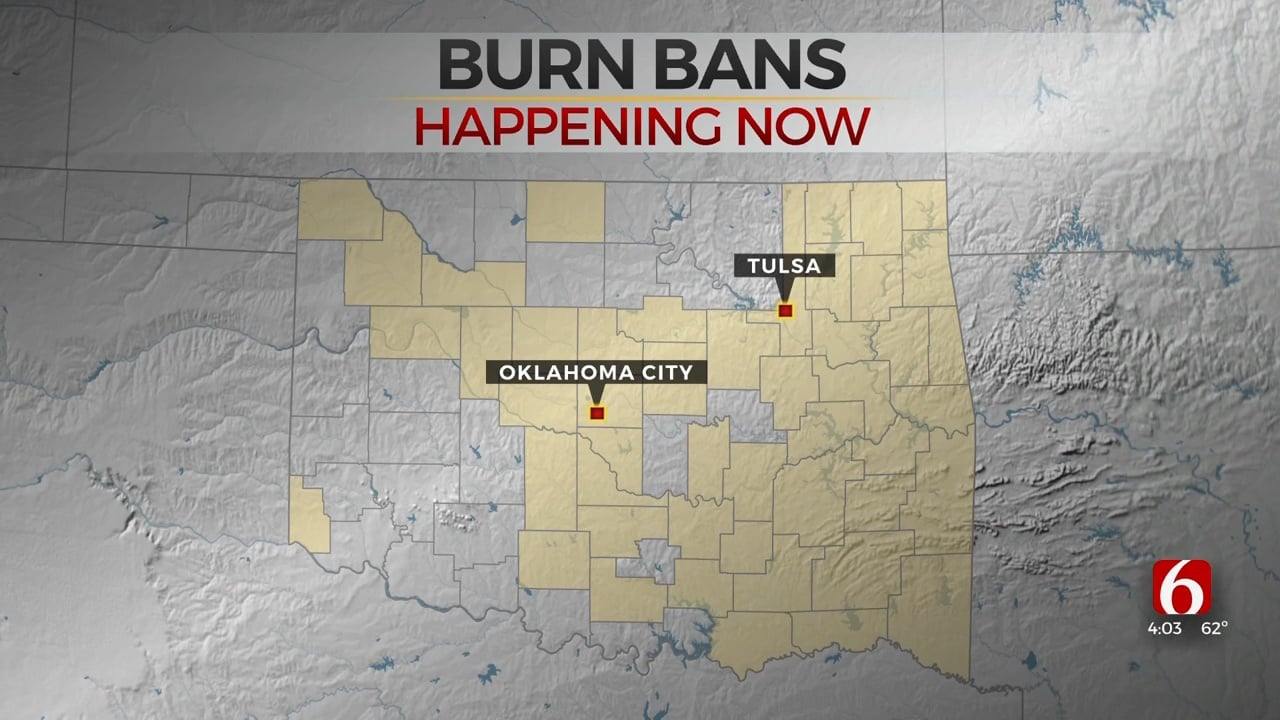 Oklahoma Burn Bans Extended Amid Drought