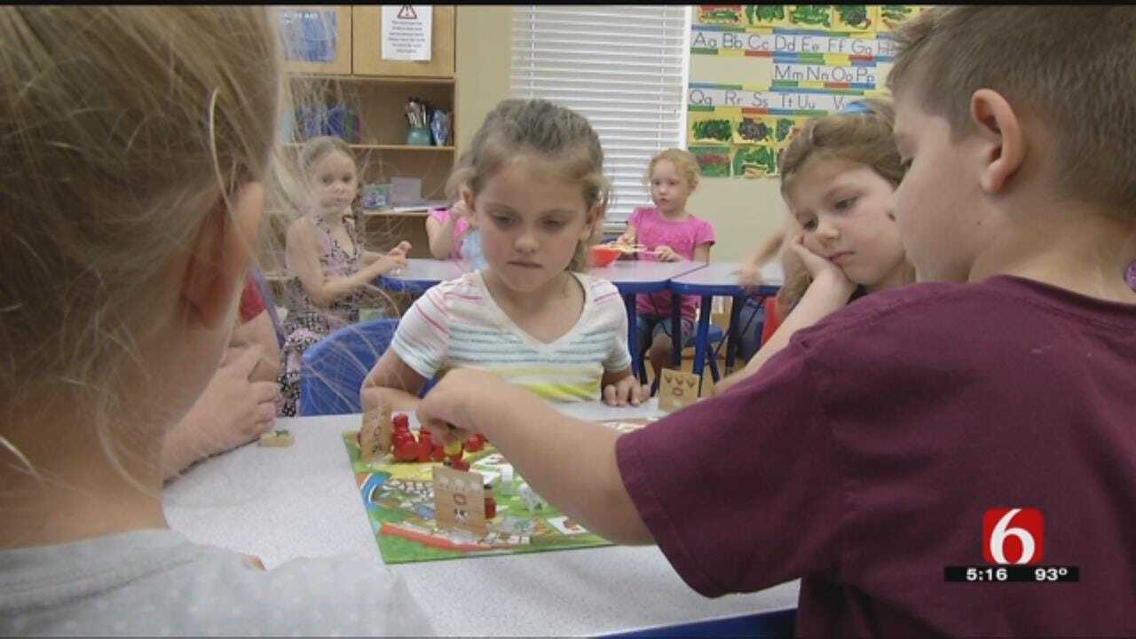 Jenks Pre-Schoolers Test Out New Toys