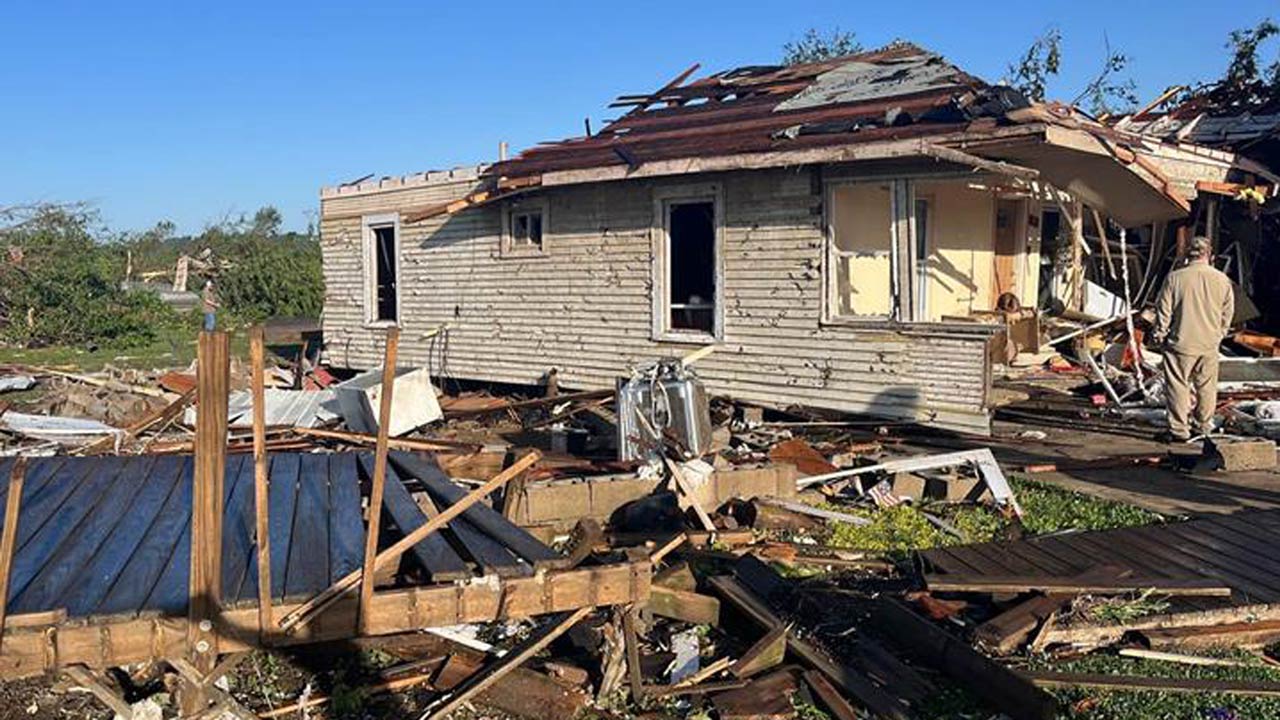 At Least 1 Killed After Tornado Hits Barnsdall, Damages Homes