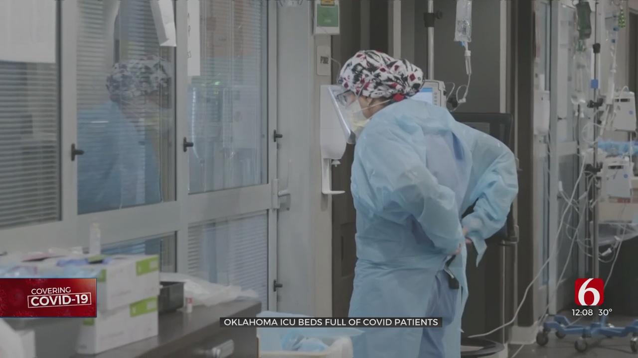 Oklahoma COVID Hospitalizations Rising Amid Low Vaccination Rates, Dwindling Hospital Beds