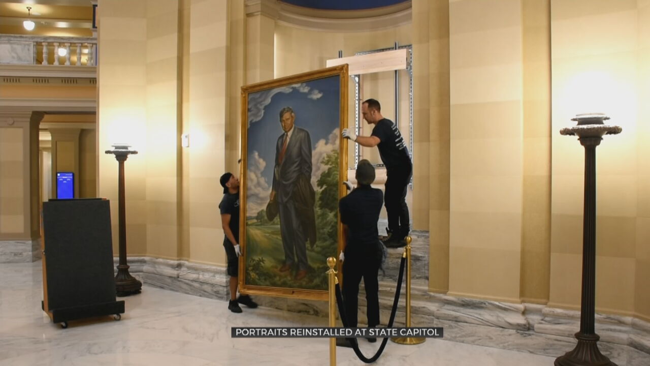 Over 500 Pieces Of Art Return To The Oklahoma State Capitol 