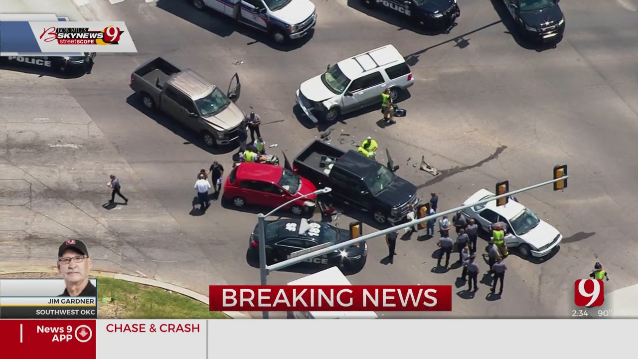Chase Allegedly Involving Shooting Suspects Ends In Crash