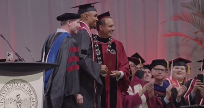 Former Sooner Jalen Hurts Receives Master's Degree From University Of Oklahoma