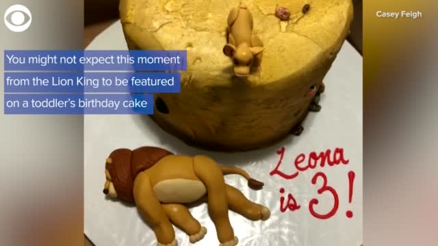 WATCH: A 3-Year-Old's Birthday Cake Goes Viral
