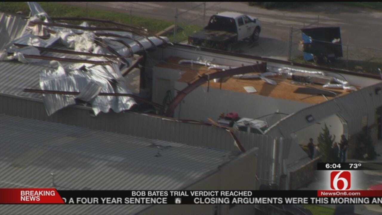 Bixby Business Damaged During Storms