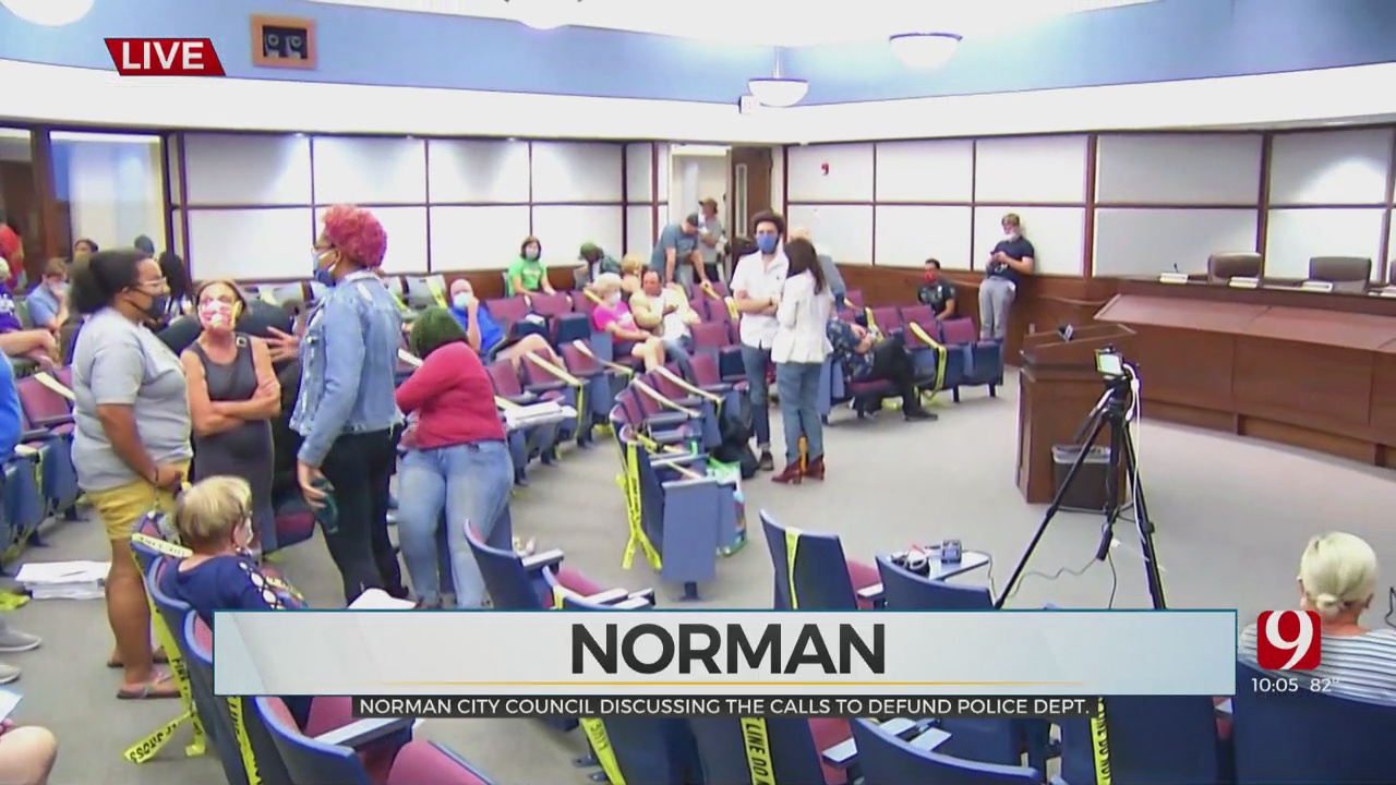 Norman City Council Meeting Addresses Calls To Defund Police Department