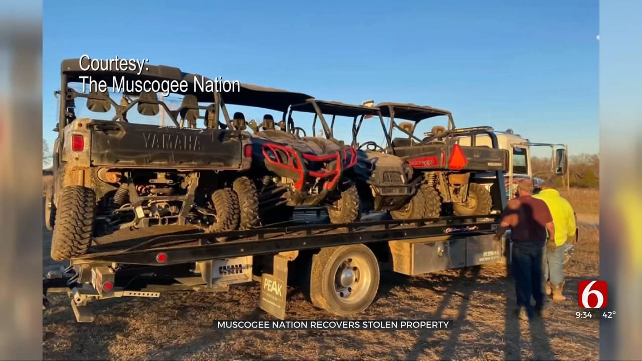 Muscogee Nation Recovers Stolen Property From Home Near Hanna