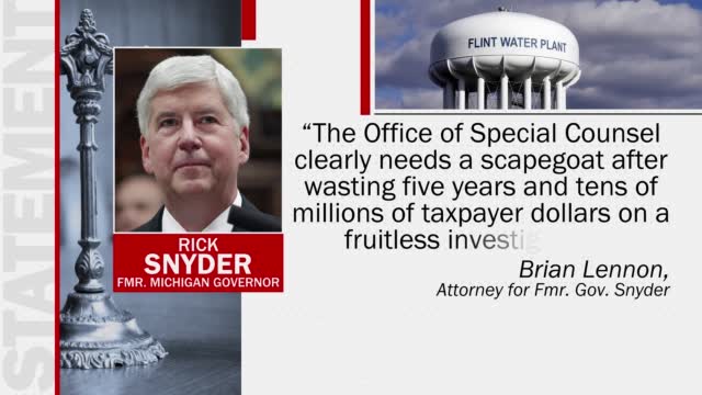 Former Governor Rick Snyder Expected To Be Charged In Connection With Flint Water Crisis 
