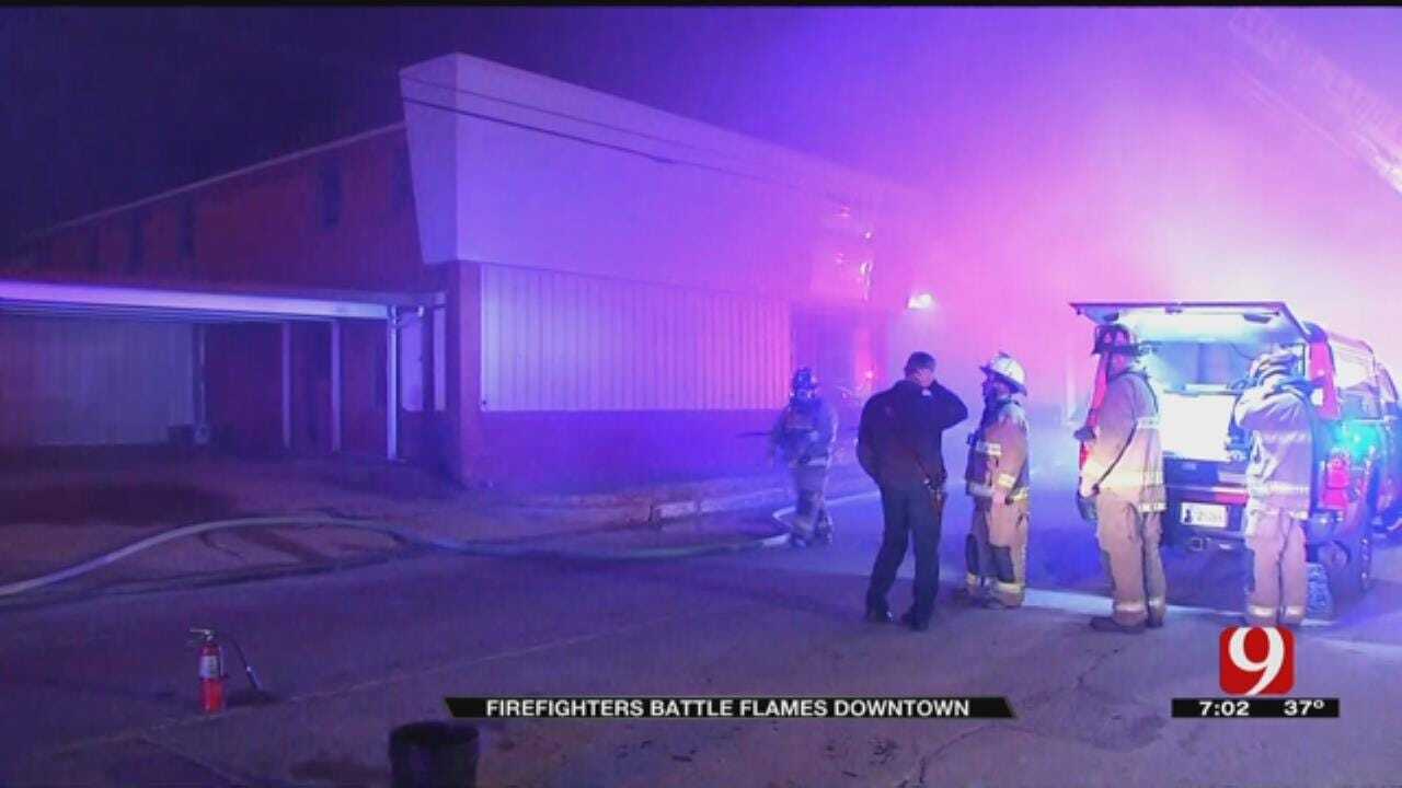 Commercial Fire Does Nearly $275,000 In Damage In Downtown OKC