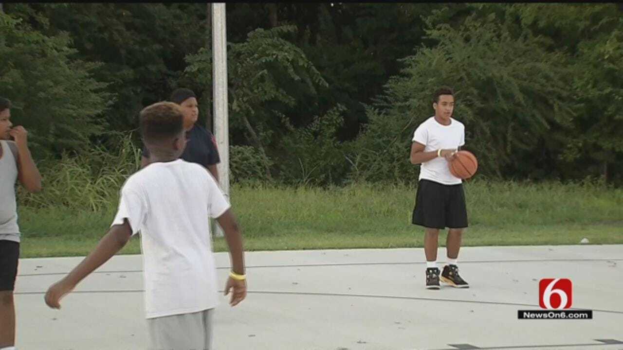Muskogee Police Officers Work At Bonding With The City's Youth