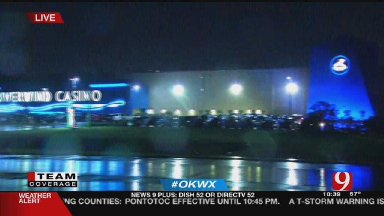 Apparent Tornado Causes Damage At Riverwind Casino In Norman