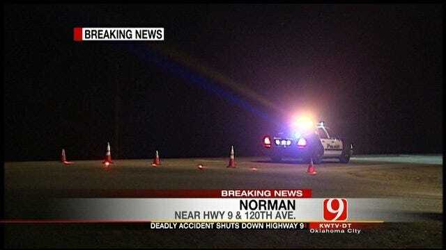 Fatal Collision Shuts Down Highway In Norman