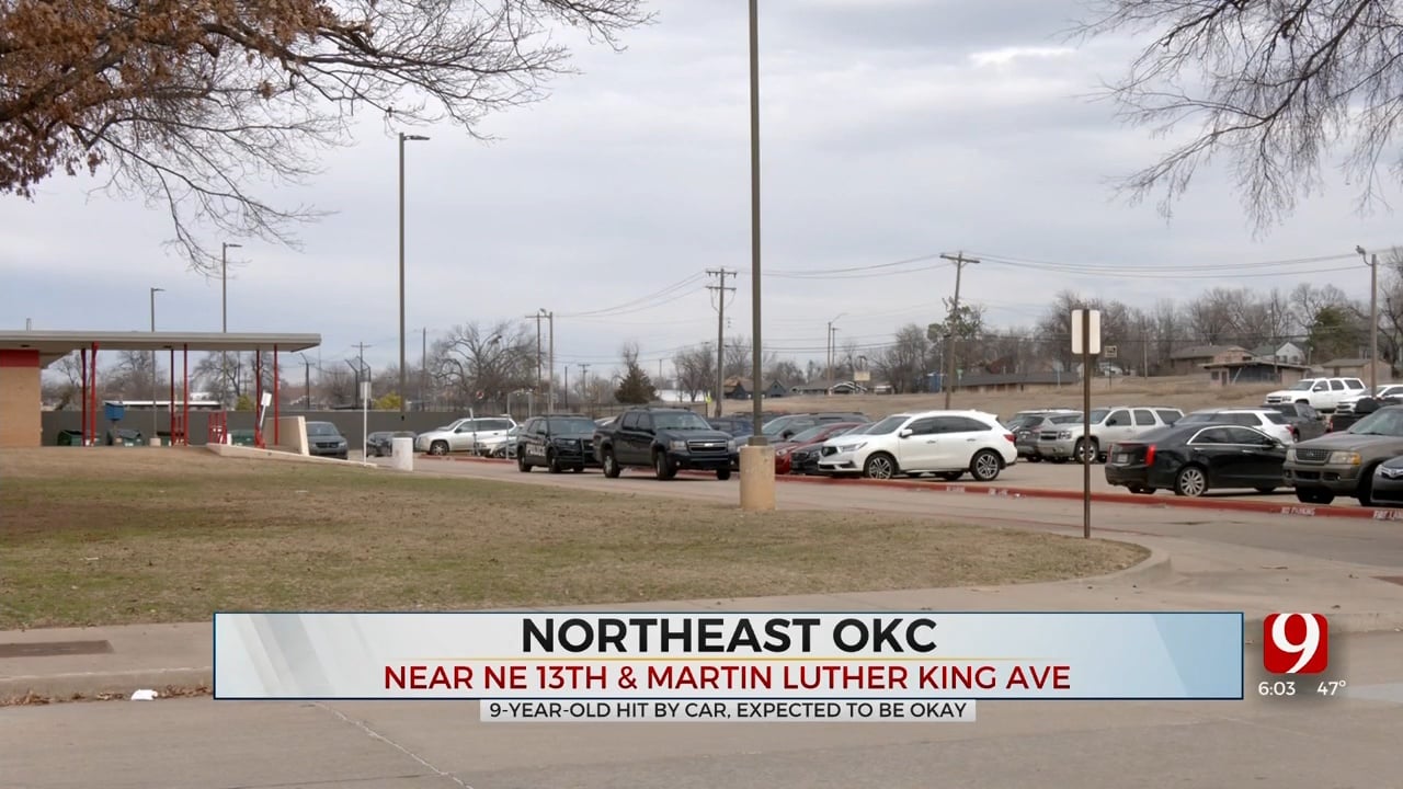 9-Year-Old Hit By Vehicle In NE Oklahoma City Parking Lot