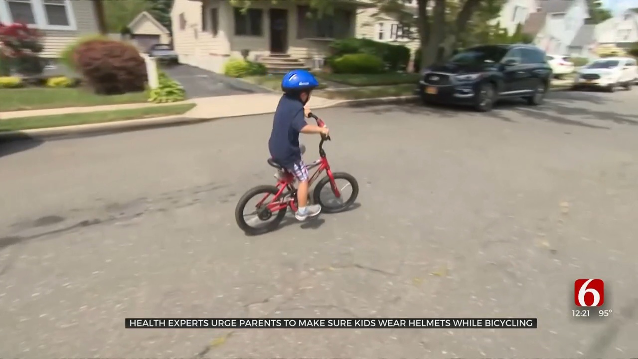 Health Experts Urge Parents To Make Sure Kids Wear Helmets While Bicycling