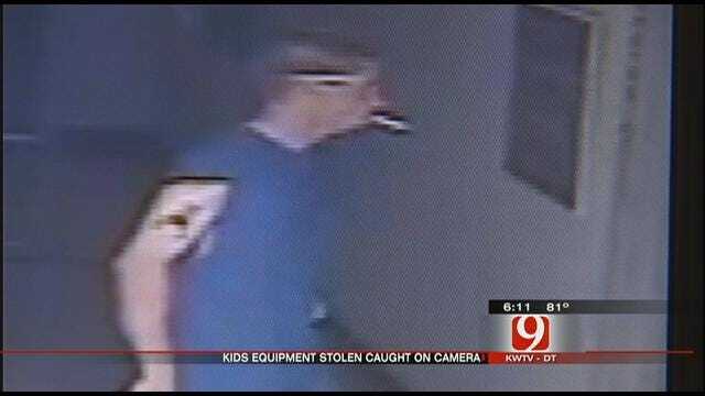 Two Men Caught On Cameras Stealing From OKC Child Care Center