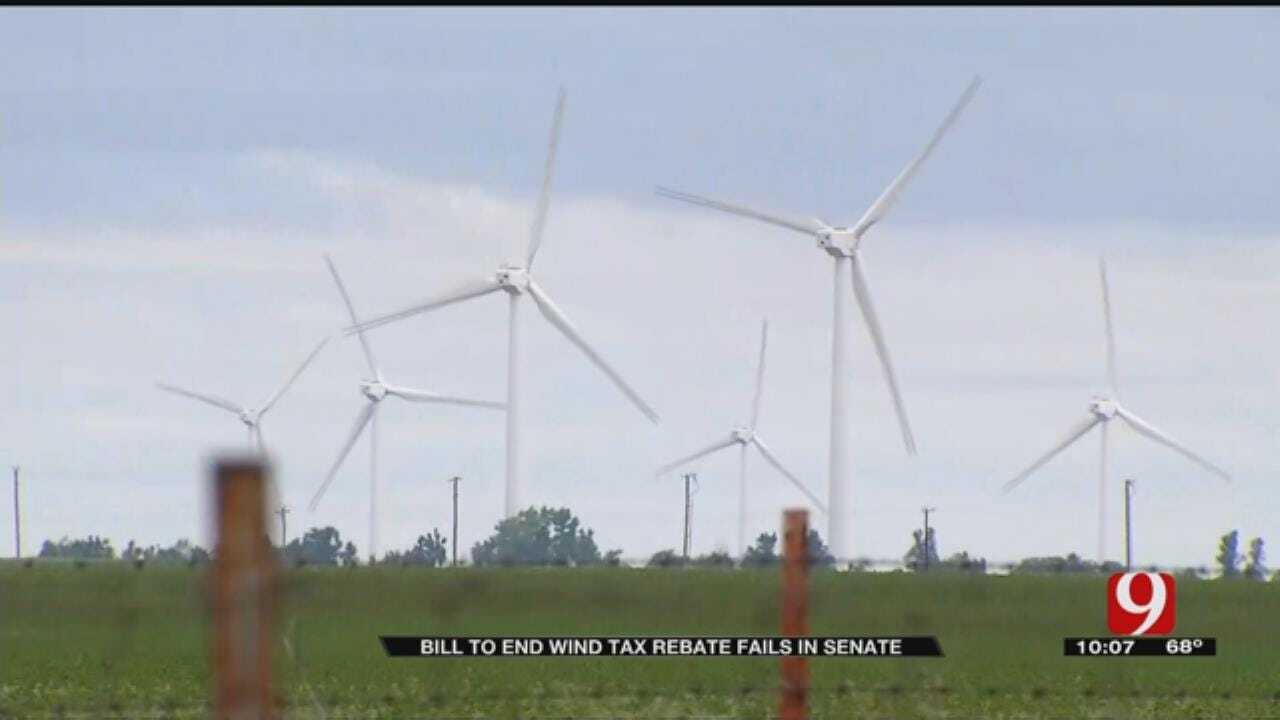 Tax Rebate On Wind Energy Fails In Senate