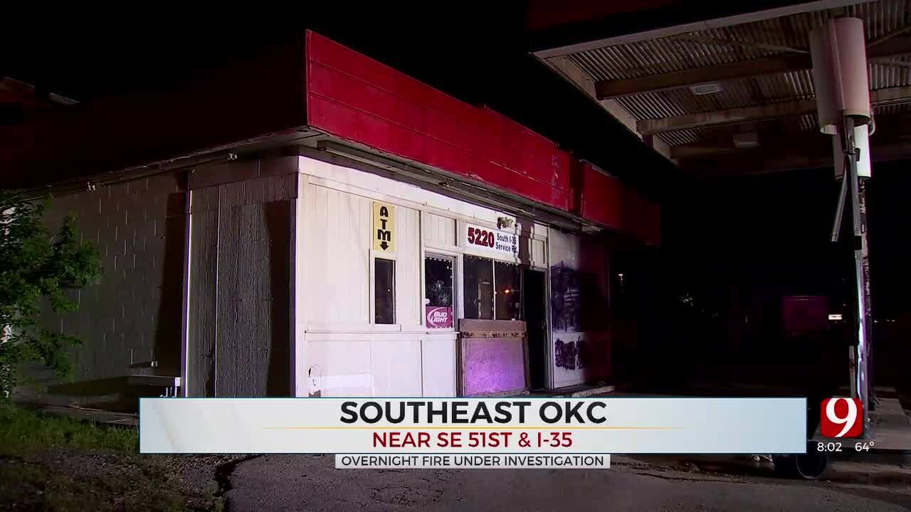 Fire Crews Put Out Fire In Vacant Oklahoma City Gas Station