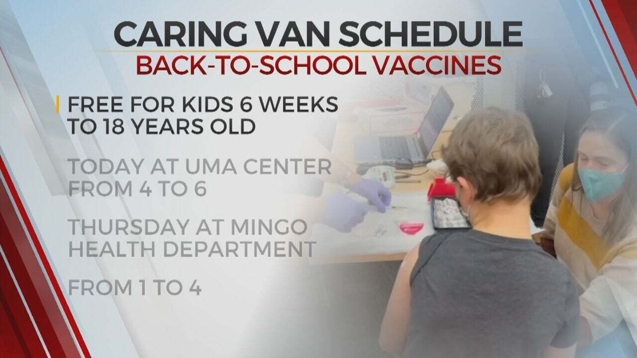 Oklahoma Caring Van Returns To Tulsa To Offer Free Vaccines To Children