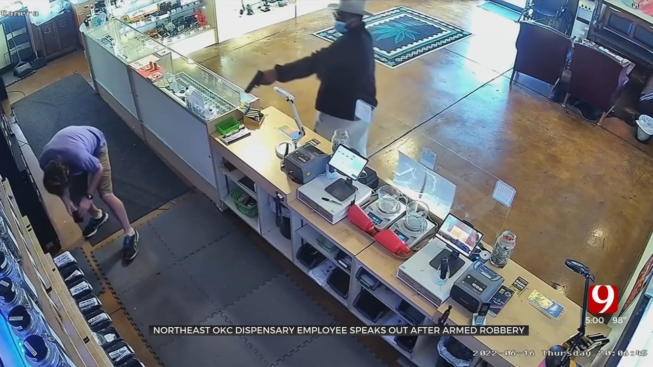 Newly-Released Security Footage Shows Suspect Shoot At Dispensary Employee During Robbery