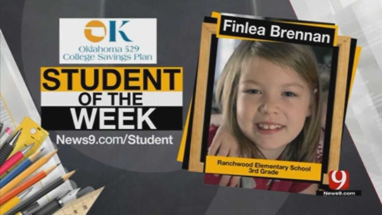 Student Of The Week: Finlea Brennan From Yukon Public Schools