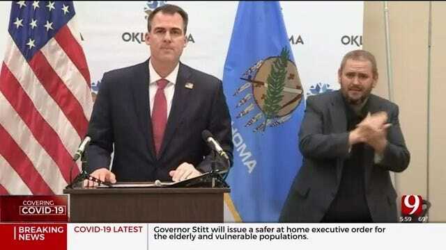 Governor Stitt Orders Non-Essential Businesses To Close Amid Coronavirus Crisis