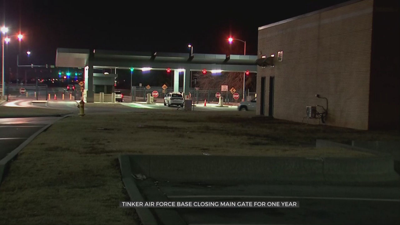 Tinker Air Force Base Closing Gate For 1 Year 