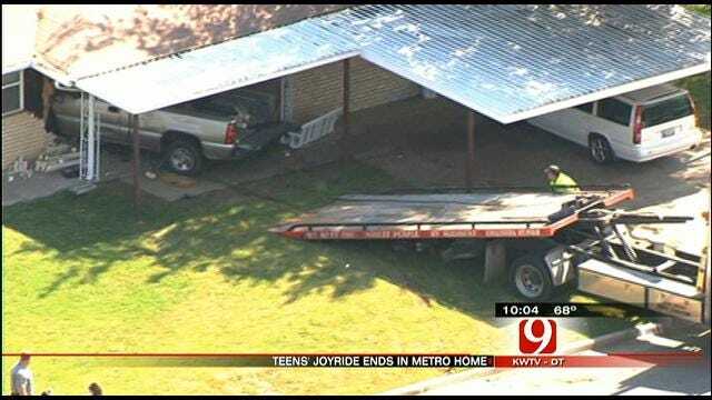 Teenagers On A Joy Ride Crash Truck Into Pastor's OKC Home