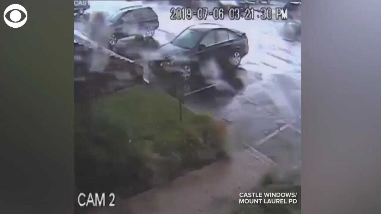 CAUGHT ON CAMERA: Tornado Flips Car In New Jersey