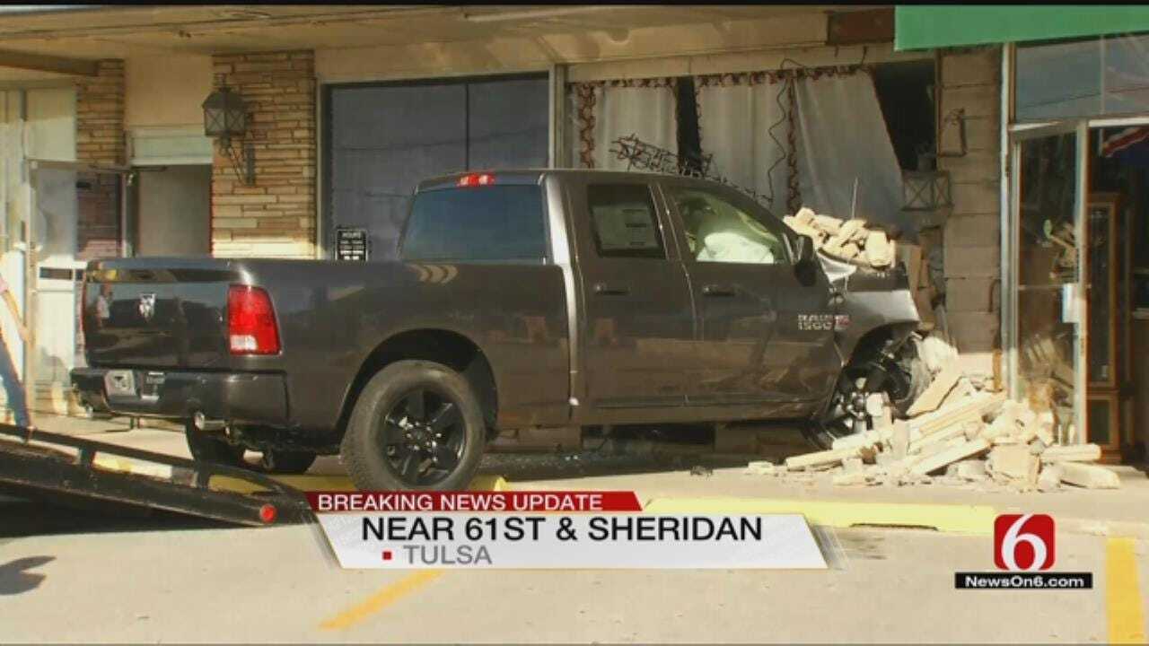Tulsa Restaurant Closed After Truck Smashes Through Storefront