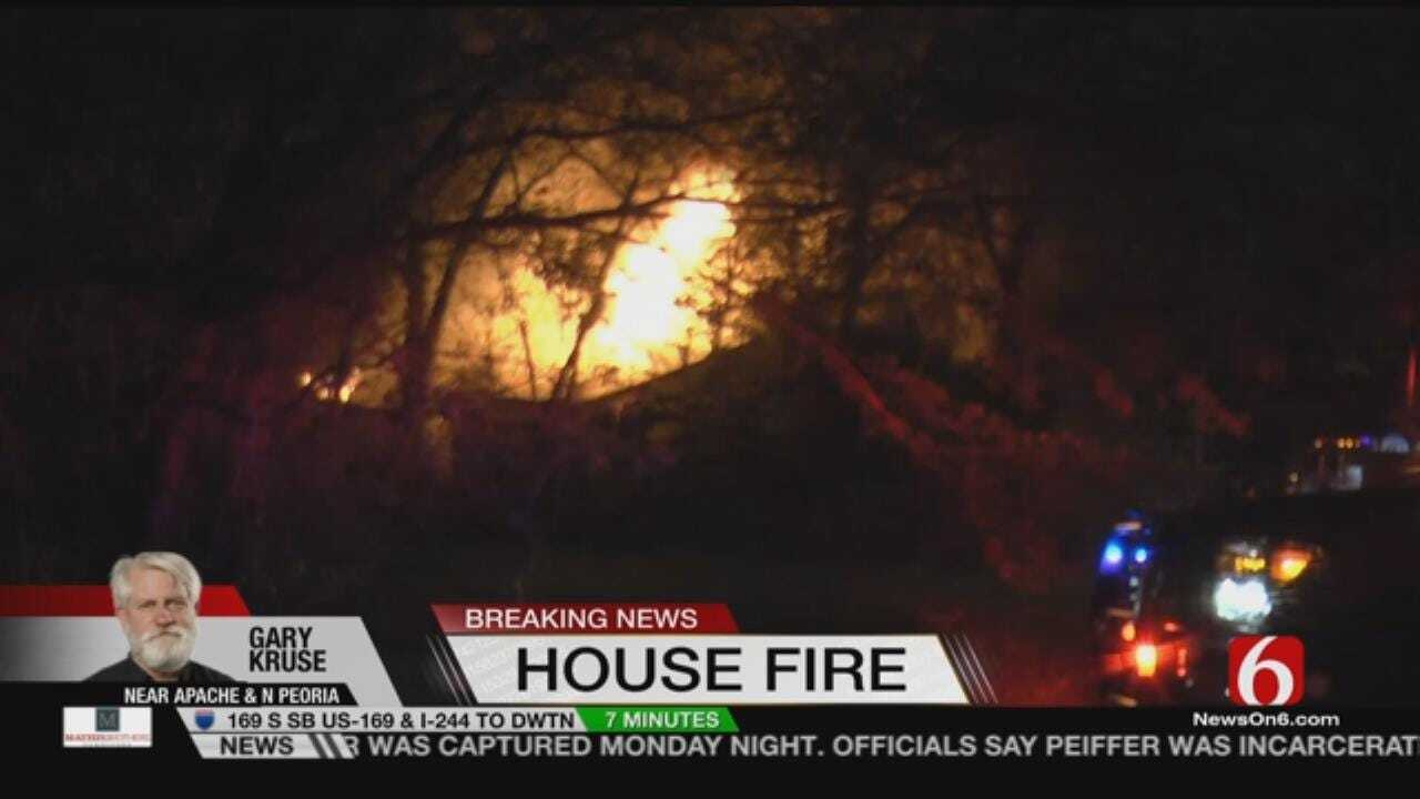 Fire Ravages Tulsa Home