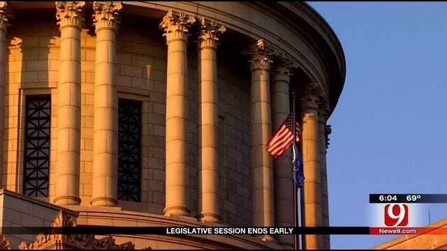 Oklahoma Legislative Session Ends Early