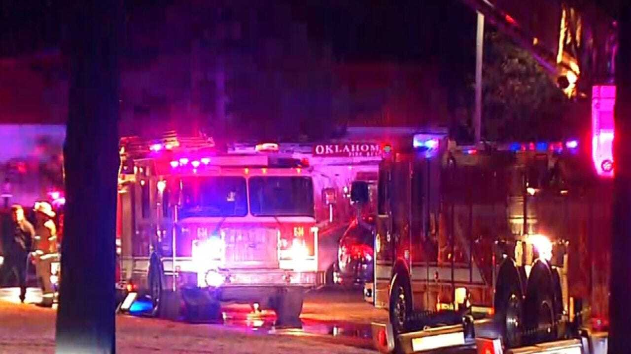 Firefighters Respond To Fire At Council Place Apartments In NW OKC