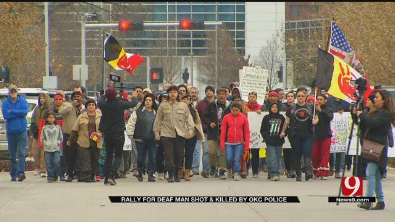 Protesters March For Magdiel Sanchez