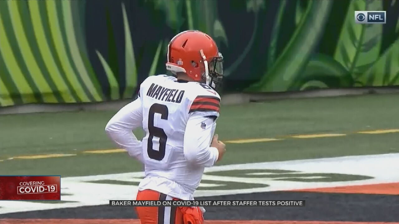 Cleveland Browns Quarterback Baker Mayfield On Reserve After Possible COVID-19 Exposure