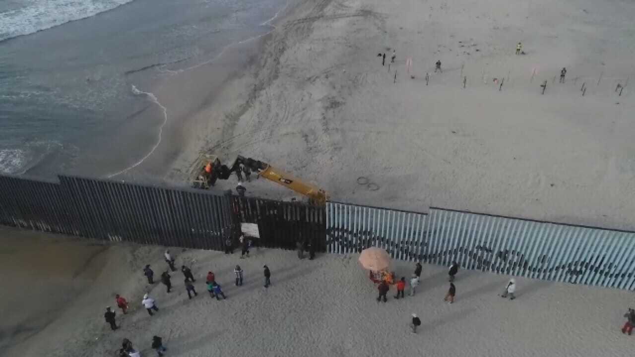 Migrants Gather At U.S. Border