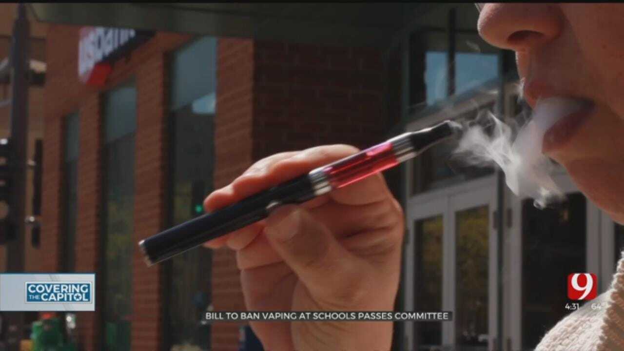 Bill To Ban Vaping In Oklahoma Schools Passes Committee