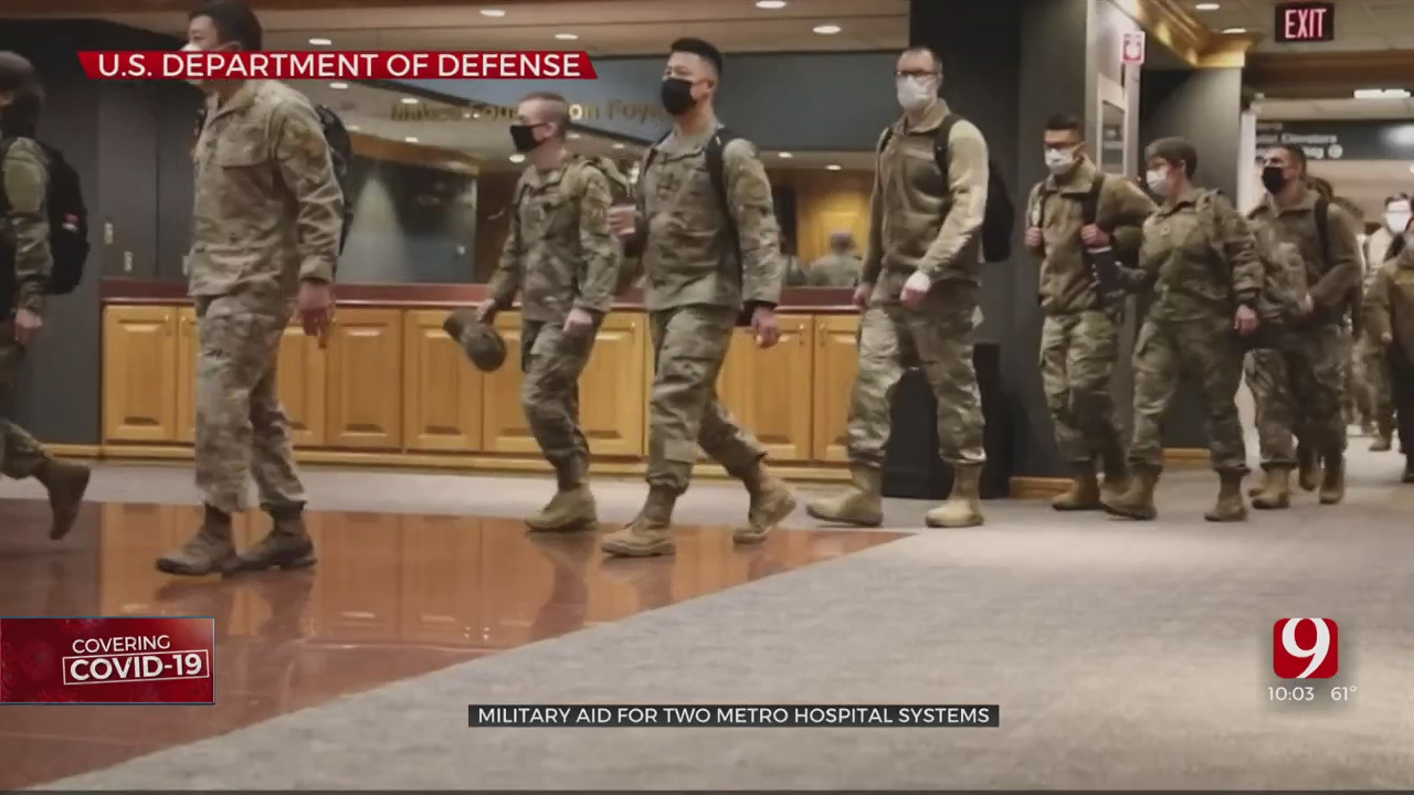 Military Teams Finish First Week Of Assisting Oklahoma City Hospitals 