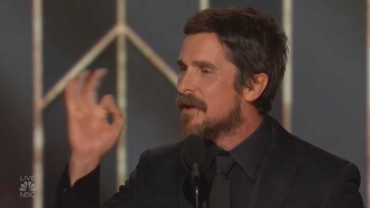 Christian Bale Thanks Satan In His Golden Globes Speech