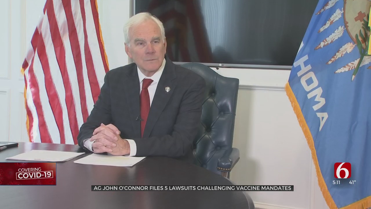 AG John O'Connor Files 5 Lawsuits Challenging Vaccine Mandate