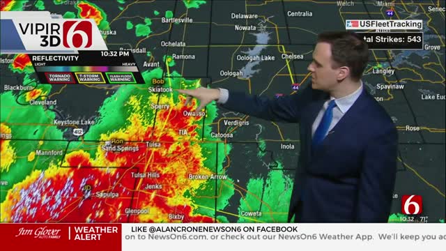 WATCH: Severe Weather Update With Stephen Nehrenz (10:36 p.m.)