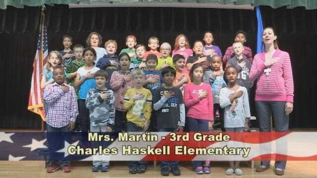 Mrs. Martin's 3rd Grade Class at Charles Haskell Elementary School