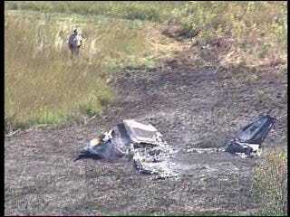 WEB EXTRA: SKYNEWS 6 Video Of Creek County Airplane Crash