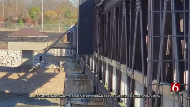 Some Tulsans Want To Save Old Pedestrian Bridge Ahead Of Planned Demolition 