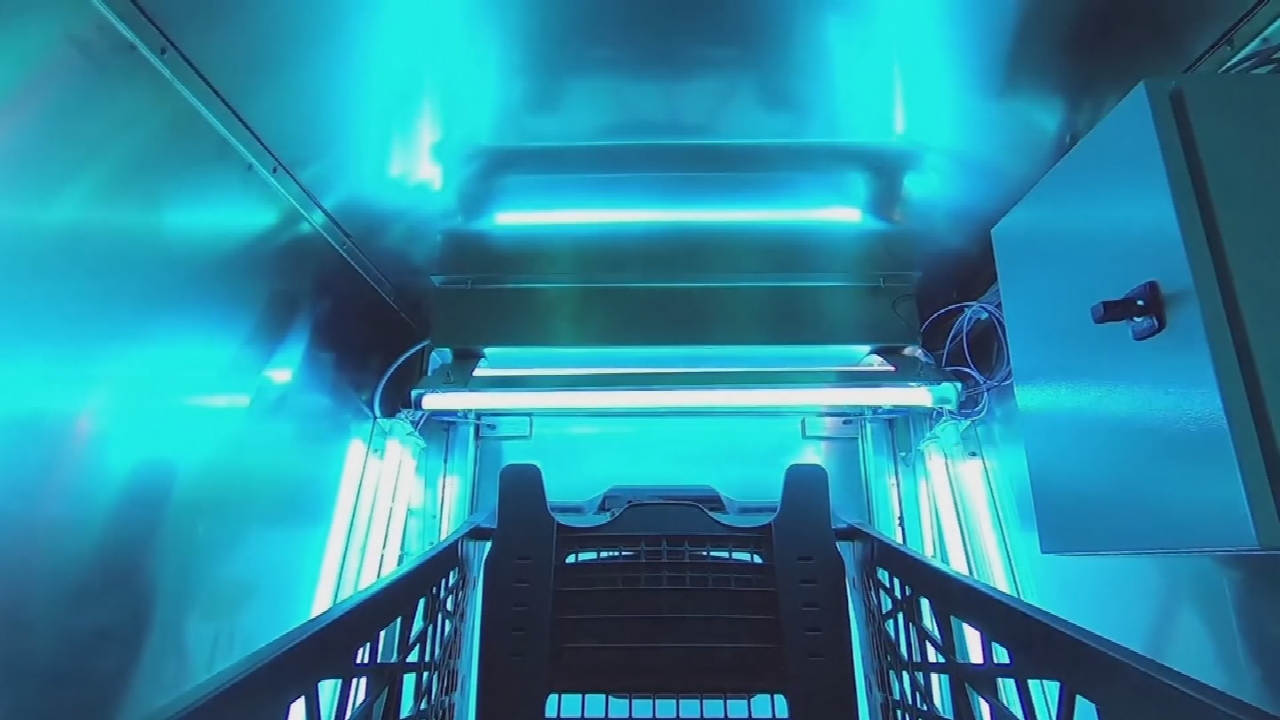 Belgian Engineers Build Machine To Kill Shopping Cart Germs With UV Light