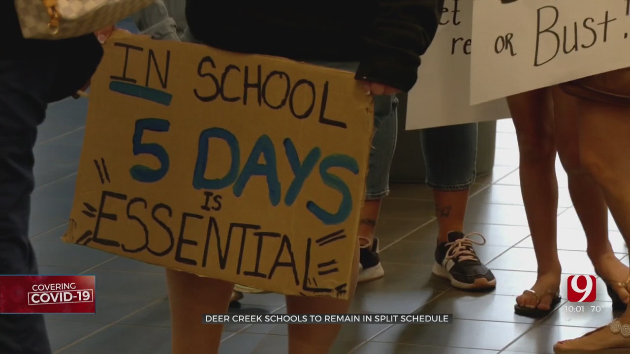 Deer Creek School Board Moves Forward With Blended Schedule After Parents Protest 